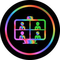 Video Conferencing Vector Icon