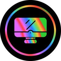 Desktop computer Vector Icon