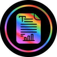 Text Analytics Vector Icon