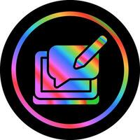 Blog Comment Vector Icon