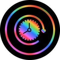 Clock with arrow Vector Icon