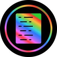 Document Align Left Vector Icon