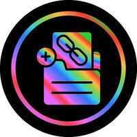 Document Insert Link Vector Icon