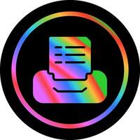 Filing cabinet with files Vector Icon