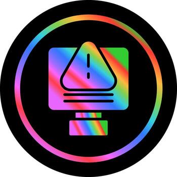 IT System Failure Vector Icon