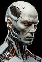 AI in humanoid head photo