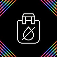 Waterproof bag Vector Icon