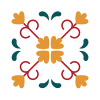 traditioneel Mexicaans patroon element png
