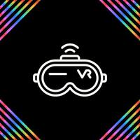 Virtual Reality Headset Vector Icon