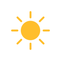 Sun morning icon png