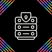 Data Center Security Vector Icon