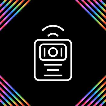 inalámbrico intercomunicador vector icono