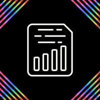 Document Insert Chart Vector Icon