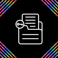 Document Unlock Vector Icon