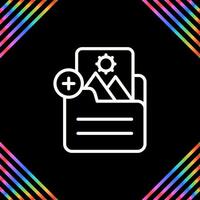 Document Insert Image Vector Icon