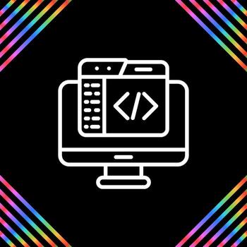 Code Editor Vector Icon