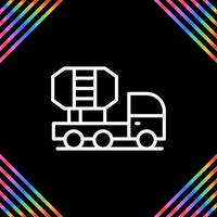 Mixer Truck Vector Icon