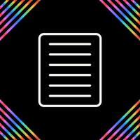 Document Align Justify Vector Icon