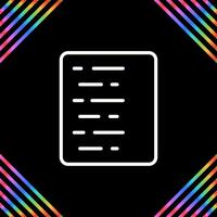 Document Align Left Vector Icon