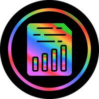 Document Insert Chart Vector Icon