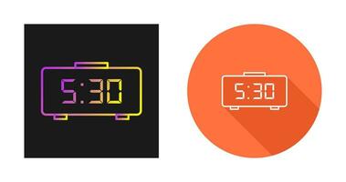 Digital Clock Vector Icon