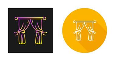 Curtains Vector Icon