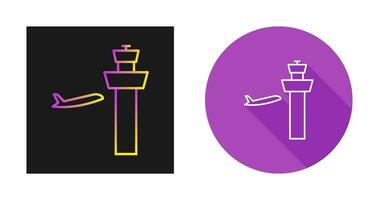 Air Control Tower Vector Icon