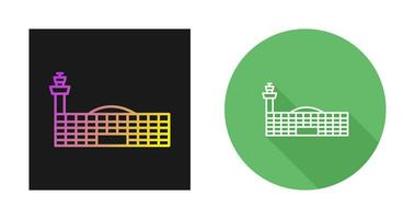 Airport Building Vector Icon