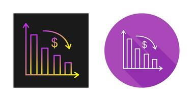 icono de vector de inflación