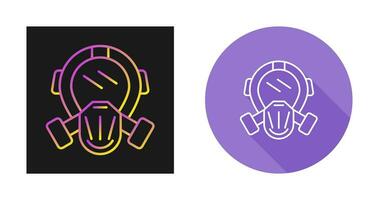 Gas Mask Vector Icon