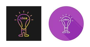 icono de vector de idea brillante