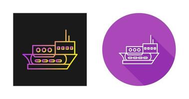 Delivery Ship Vector Icon