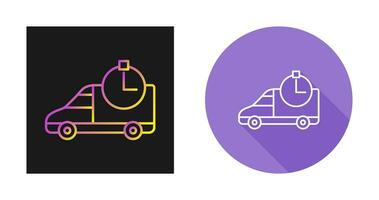 Time Based Delivery Vector Icon
