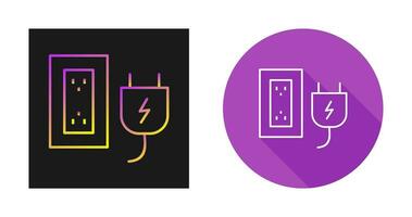 Plug and Socket Vector Icon