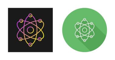 Atom Structure Vector Icon