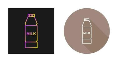 Milk Bottle Vector Icon