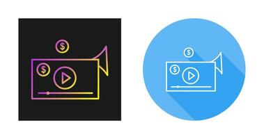 Video Marketing Vector Icon