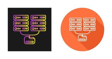 icono de vector de base de datos