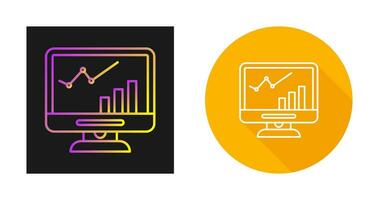 Lcd Growth Vector Icon