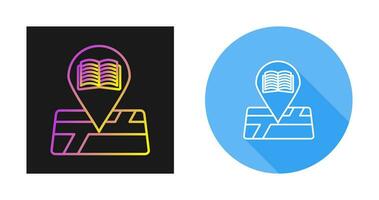 Library Location Vector Icon