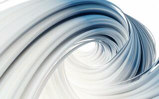 Flowing and twist geometry lines, 3d rendering. photo