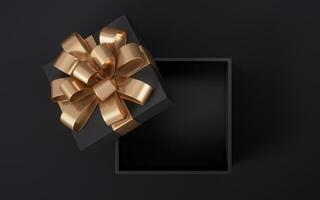 Opening gift box, festivals and celebrations, 3d rendering. photo