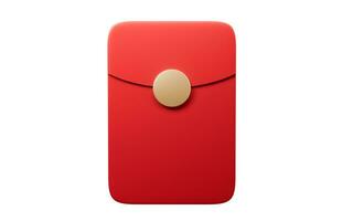 Chinese lucky red package, 3d rendering. photo