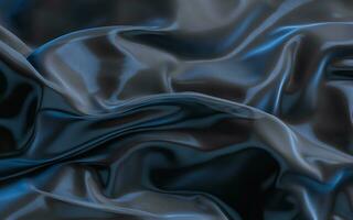 Smooth wave cloth background, 3d rendering. photo