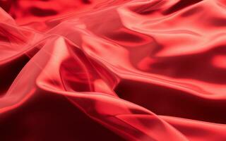 Smooth wave cloth background, 3d rendering. photo