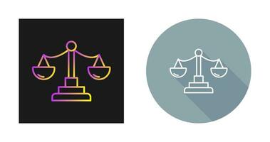 Justice Scale Vector Icon