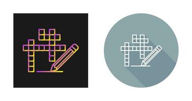 Crossword Vector Icon