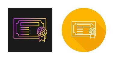 Certificate Vector Icon