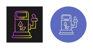 icono de vector de combustible ecológico