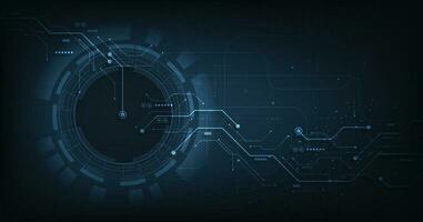 resumen digital eléctrico circuito circulo antecedentes. vector